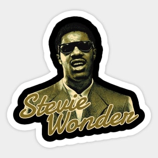 Stevie Wonder vintage Sticker